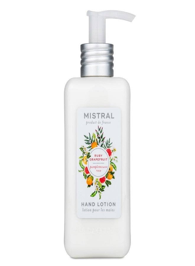 Mistral Ruby Grapefruit Hand Lotion, Organic Olive Oil and Aloe Vera, Non-Greasy Formula, Made in France - Image 1